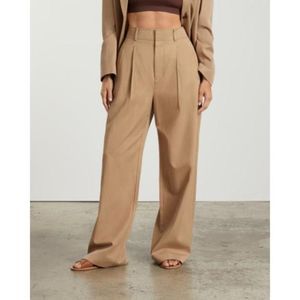 Everlane Tan Wide Leg Pants